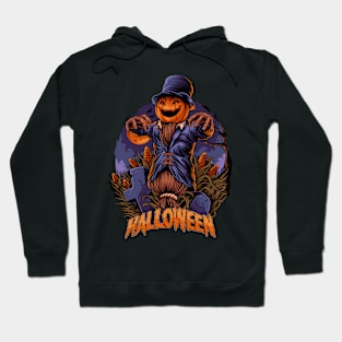 jack o lantern halloween illustration design Hoodie